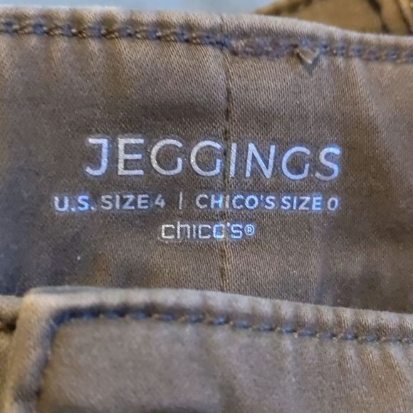 Chicos jeggings size 4 US . Chico's size 0 - Picture 5 of 9